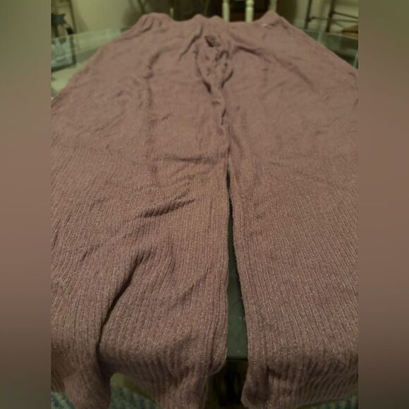 Victoria’s Secret Pink Ribbed Flare Sweatpants - Picture 1 of 4